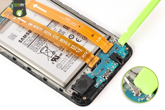 Guide photos remplacement connecteur de charge Galaxy M21 (Etape 12 - image 1)