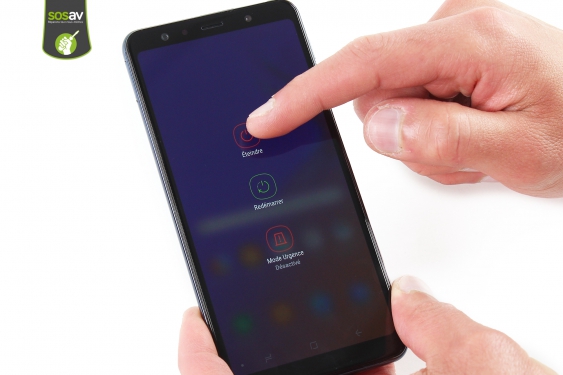 Guide photos remplacement câbles d'interconnexion wifi / gsm Galaxy A7 (2018) (Etape 1 - image 2)