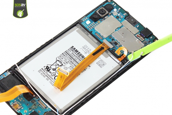 Guide photos remplacement câbles d'interconnexion wifi / gsm Galaxy A7 (2018) (Etape 17 - image 4)