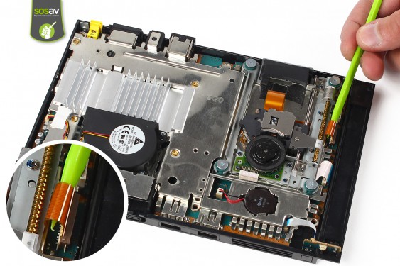 Guide photos remplacement lentille laser Playstation 2 Slim (Etape 5 - image 3)