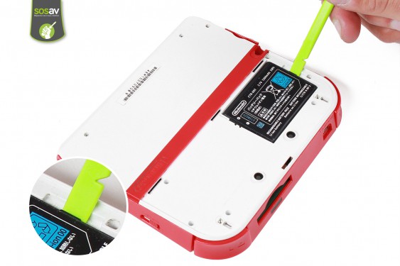 Guide photos remplacement caoutchouc du microphone Nintendo 2DS (Etape 3 - image 1)