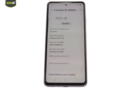 Guide photos remplacement bloc écran Galaxy A52 S (Etape 1 - image 1)