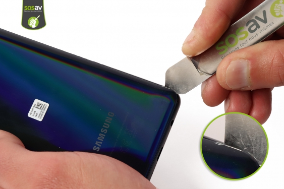 Guide photos remplacement nappe power & volume Galaxy A21s (Etape 4 - image 2)