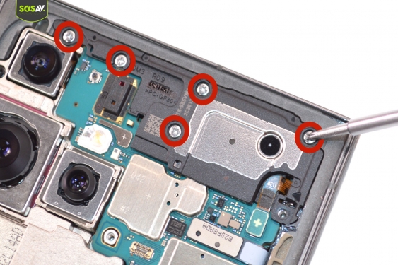 Guide photos remplacement haut parleur interne Galaxy S23 Ultra (Etape 9 - image 1)