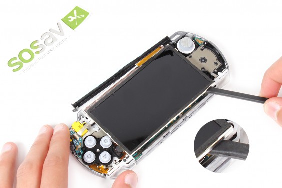 Guide photos remplacement nappe bouton start PSP 2000 (Etape 11 - image 2)