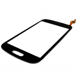 Vitre Noire + Stickers - Samsung Galaxy S Duos