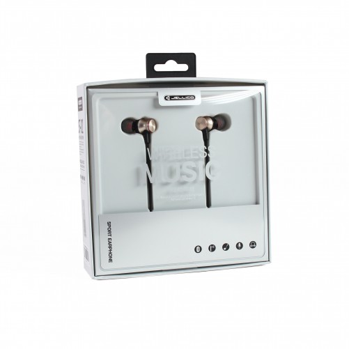 Ecouteurs sans fil Bluetooth (Noir & Rouge)