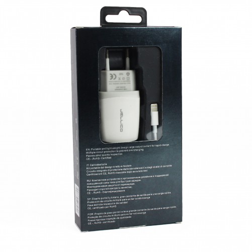 Câble lightning  + Chargeur secteur 1A