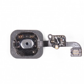 Bouton home noir + nappe - iPhone 6 Plus