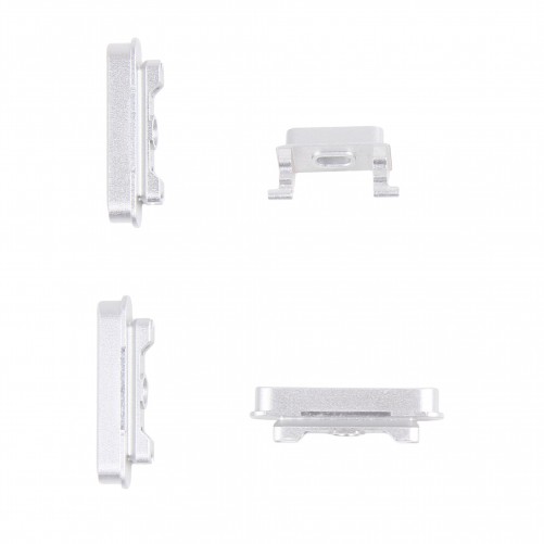 Lot de 4 boutons BLANC (Volume, vibreur, power) - iPhone 6 Plus
