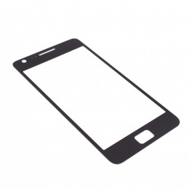 Vitre Tactile Noire + Stickers - Galaxy S2