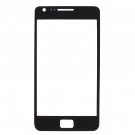 Vitre Tactile Noire + Stickers - Galaxy S2