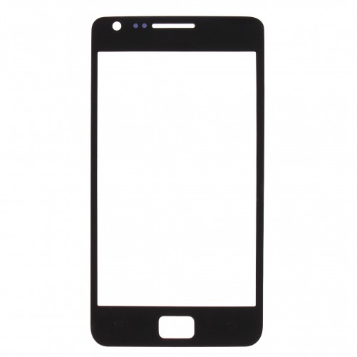 Vitre Tactile Noire + Stickers - Galaxy S2