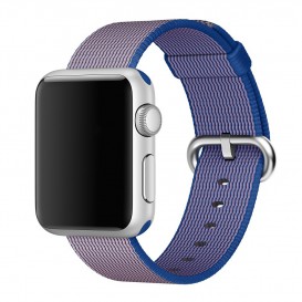 Bracelet Nylon Tressé Bleu Roi Apple Watch 40mm & 38mm MacManiack Accessoires - SOSav.fr