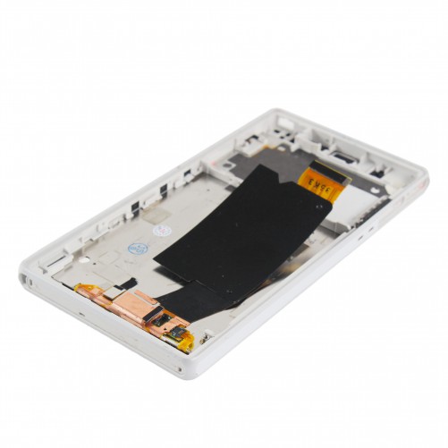 Ecran complet blanc (LCD + Tactile/châssis) - Xperia Z