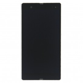 Ecran complet blanc (LCD + Tactile/châssis) - Xperia Z