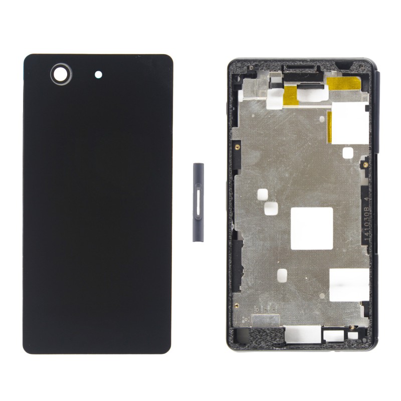 Châssis écran + Châssis interne + Façade arrière NOIR - Xperia Z3 Compact