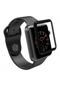 Film protection avant 3D full en verre trempé Apple Watch 38mm MacManiack Accessoires - SOSav.fr
