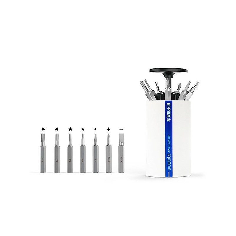 Set d'embouts magnétiques 7 en 1 Wowbits MacManiack non trie - SOSav.fr