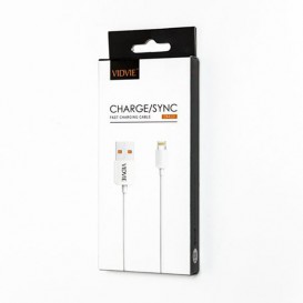 Câble Lightning USB 2m Vidvie MacManiack non trie - SOSav.fr