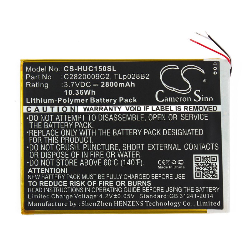 Batterie - One Touch Pixi 3 7" (WiFi)