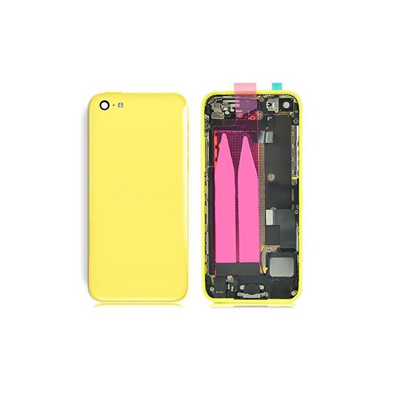 coque arrière face de remplacement complète pour iPhone 5C - Jaune
