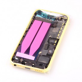 coque arrière face de remplacement complète pour iPhone 5C - Jaune