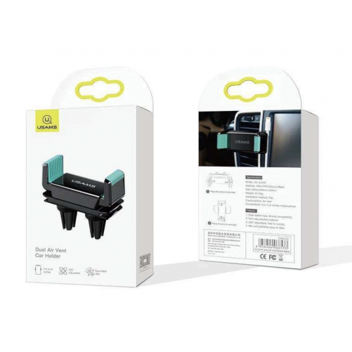 Support voiture 360° (Double fixation Grille aération)