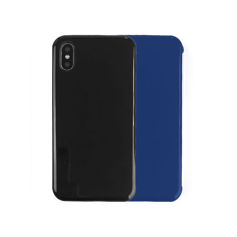 Etui portefeuille effet gloss iPhone X Xs