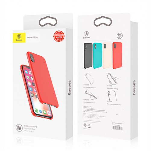 Coque en silicone Touch serie Baseus iPhone X Xs