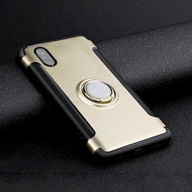 Coque avec anneau arrière iPhone X Xs