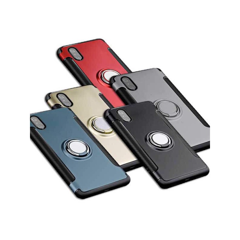 Coque avec anneau arrière iPhone X Xs