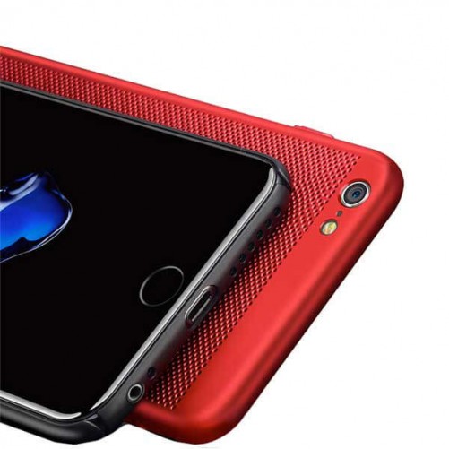 Coque rigide micro perforée pour iPhone X Xs