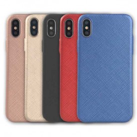 Coque rigide texturée iPhone X Xs