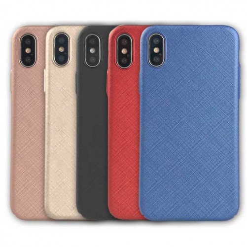 Coque rigide texturée iPhone X Xs
