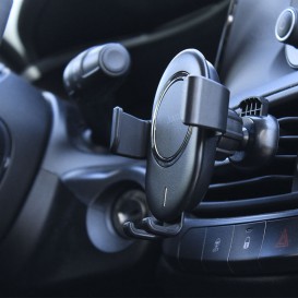 Support voiture et Chargeur sans fil QI HOCO