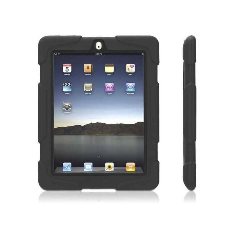 Coque indestructible noire iPad 2017 & 2018