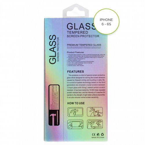 Film en verre trempé incurvé 5D pour iPhone 6 / iPhone 6S