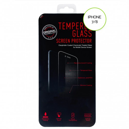 Film en verre trempé incurvé 5D pour iPhone 8 / iPhone 7