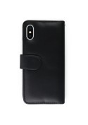 Etui portefeuille simili cuir iPhone X Xs