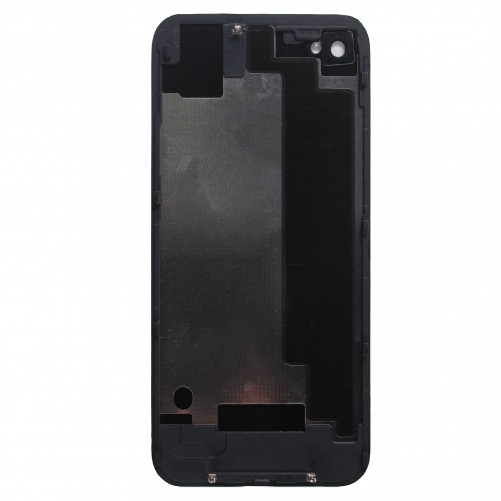 Coque arrière Face de remplacement vitre MacManiack IPhone 4S Noir
