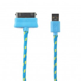 Cable USB tressé pour iPhone iPad et iPod