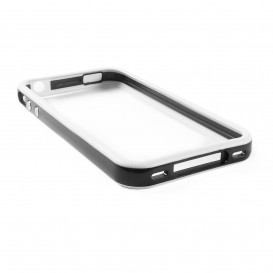 Bumper - Contour TPU Noir & Blanc IPhone 4 & 4S