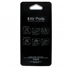 Etui de protection en cuir pour AirPods