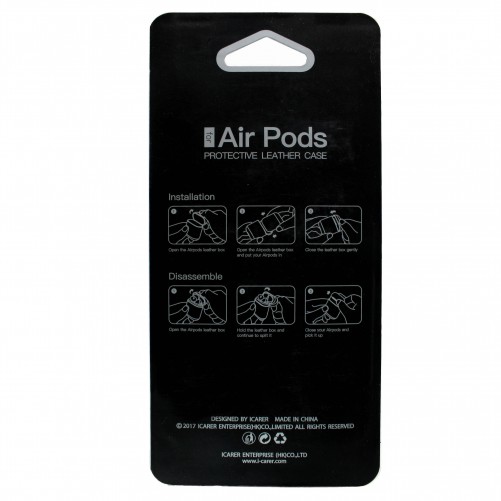 Etui de protection en cuir pour AirPods