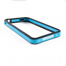 Bumper - Contour TPU Bleu & Noir IPhone 4 & 4S