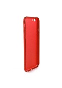 Coque rigide texturée iPhone 6 / iPhone 6S - Rouge métallique