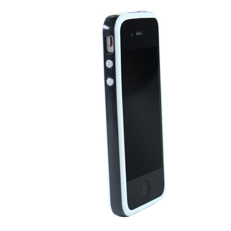 Bumper - Contour TPU Noir & Blanc IPhone 4 & 4S