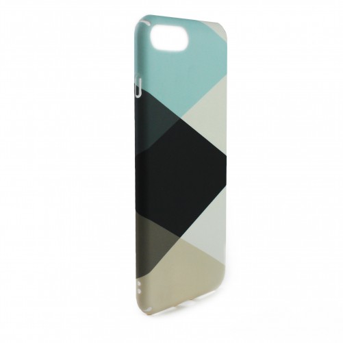 Coque rigide Soft touch géométrique iPhone 8 Plus / iPhone 7 Plus