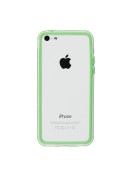 Bumper - Contour TPU vert et transparent iPhone 5C